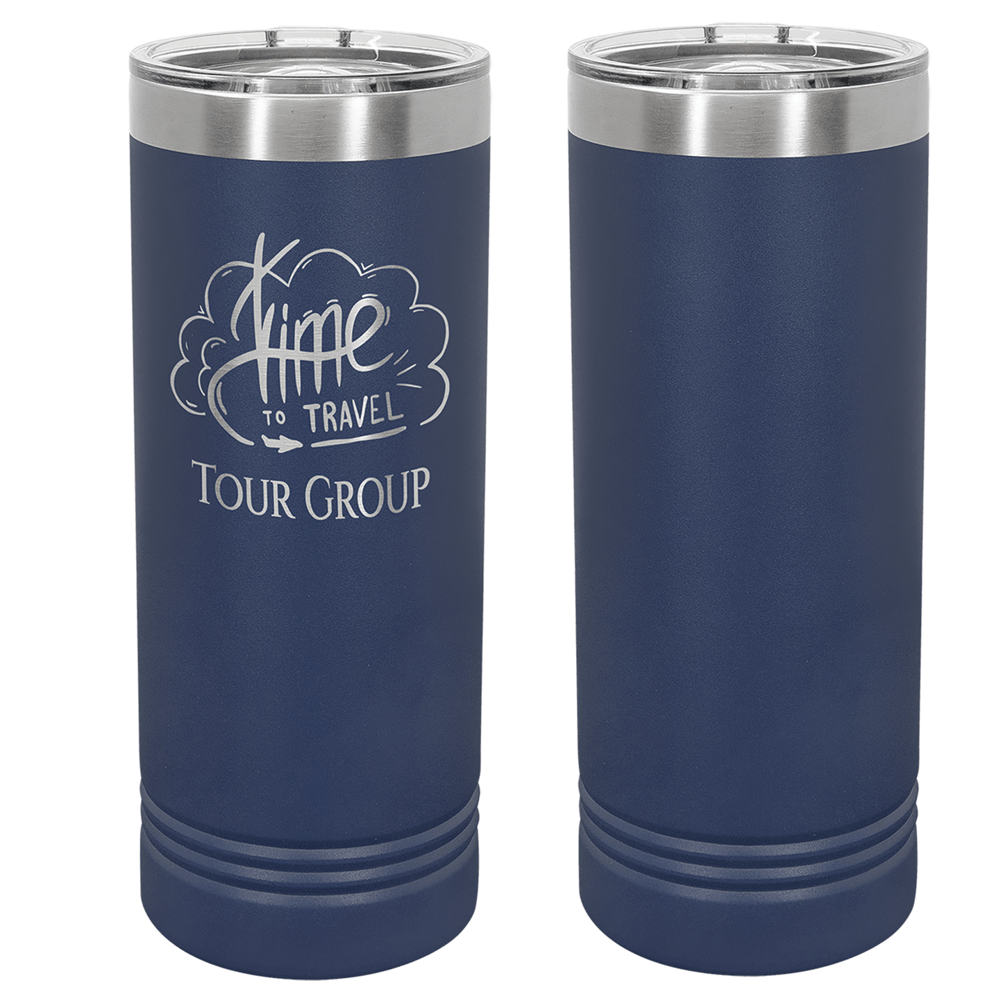 Navy Blue "Skinny" Tumbler 22 oz.