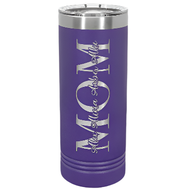 Purple "Skinny" Tumbler 22 oz.